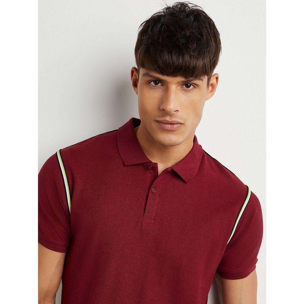 Styli Contrast Piping Regular Fit Polo Neck T-Shirt-men-clothing-tshirtsandpolos-polos-image-3