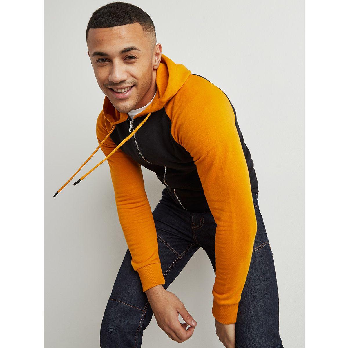 Styli Color Block Full Zip Hoodie with side Pocket-men-winterwear-hoodiesandsweatshirts-image-1