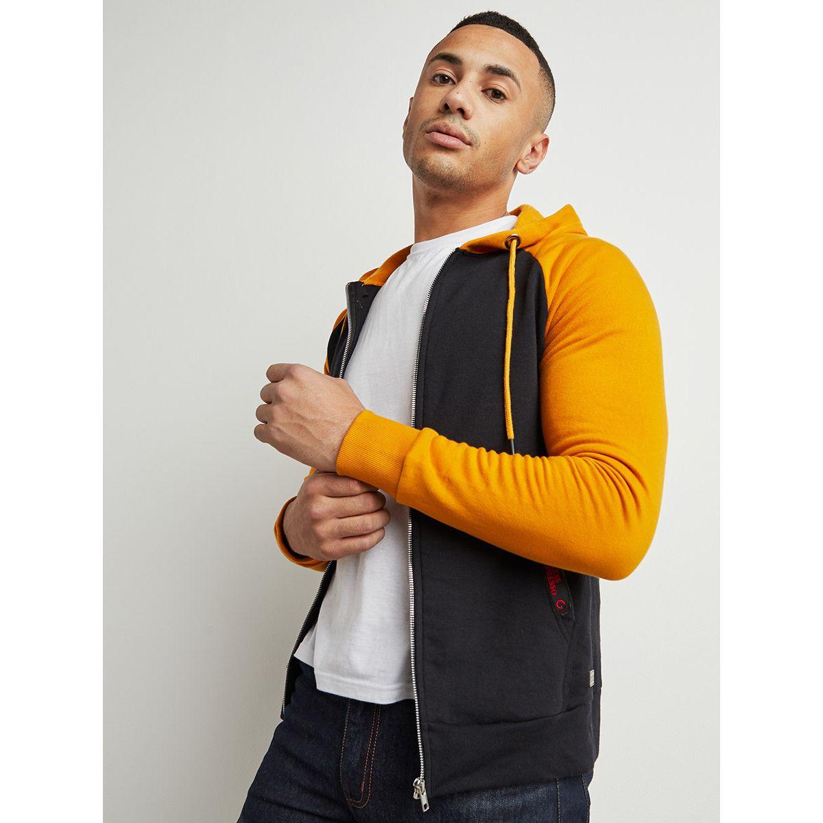 Styli Color Block Full Zip Hoodie with side Pocket-men-winterwear-hoodiesandsweatshirts-image-4