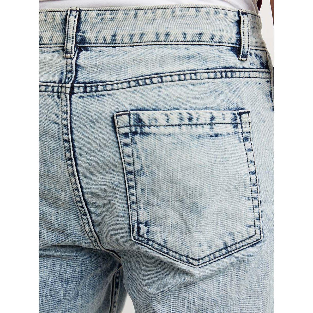 Styli 5-Pocket Construct Iced Washed Denim Shorts-men-clothing-bottoms-shorts-image-6