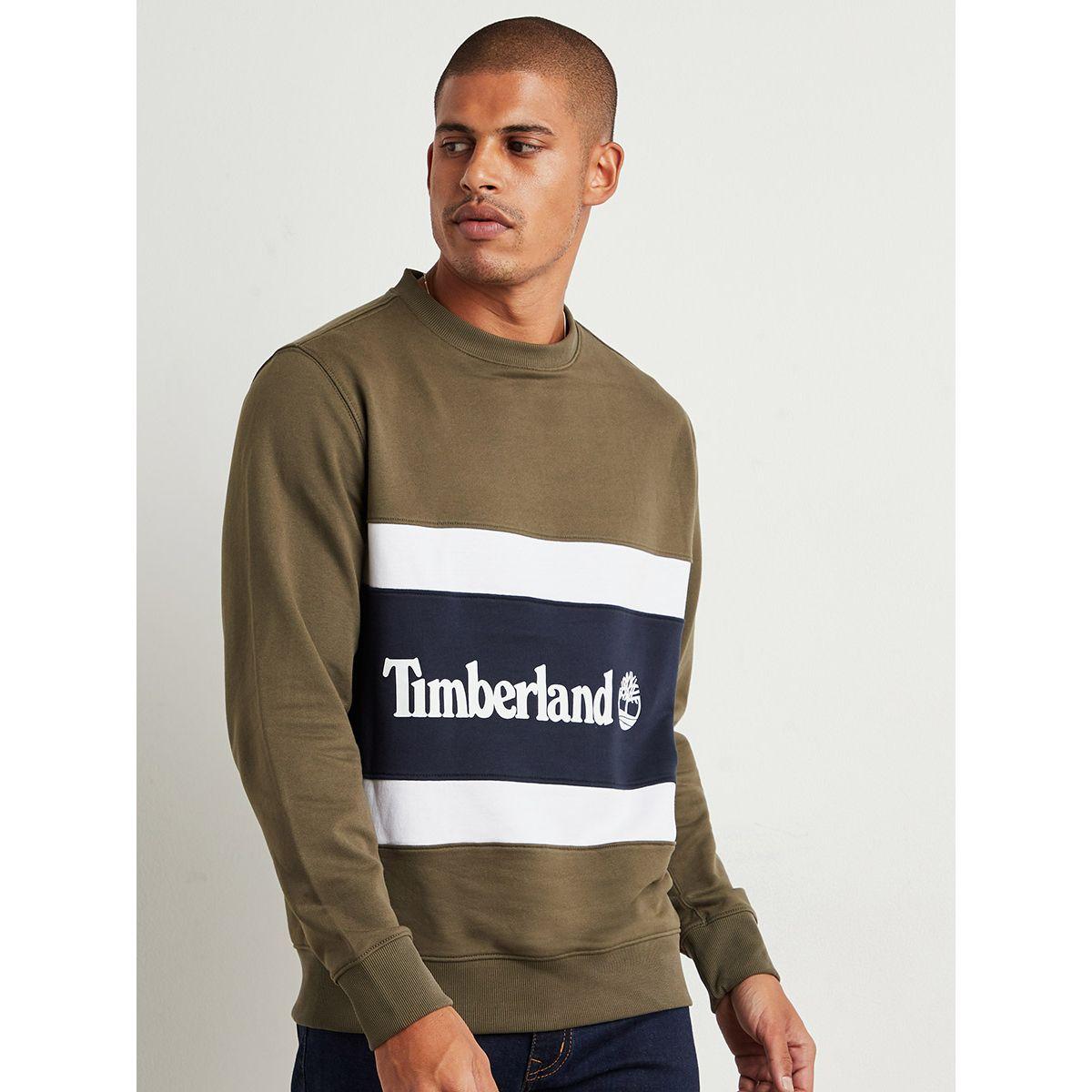 Timberland Cut and Sew Printed Long Sleeves Sweatshirt-men-winterwear-hoodiesandsweatshirts-image-1