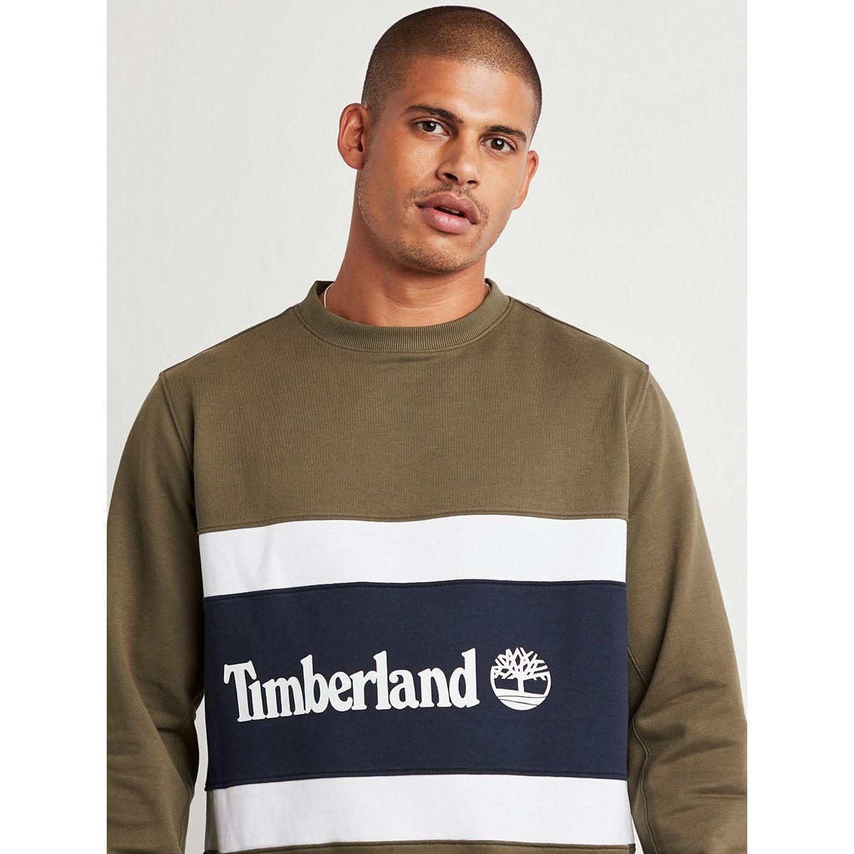 Timberland Cut and Sew Printed Long Sleeves Sweatshirt-men-winterwear-hoodiesandsweatshirts-image-3