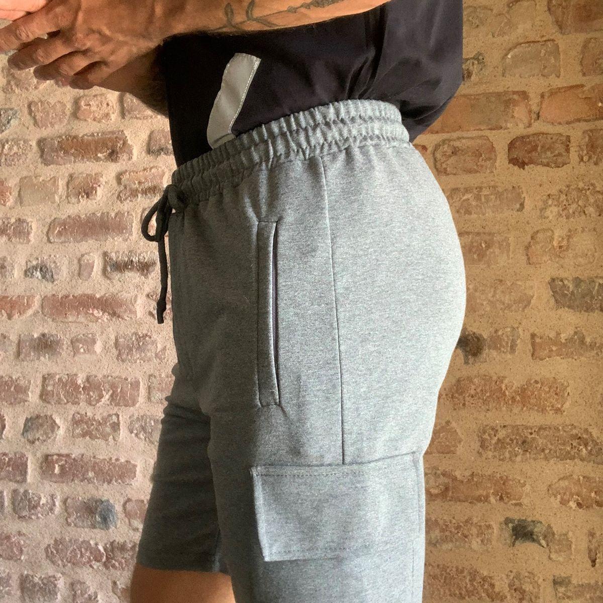 Trendyol Camouflage Cargo Pocket Knitted Slim Fit Shorts-men-clothing-bottoms-shorts-image-3