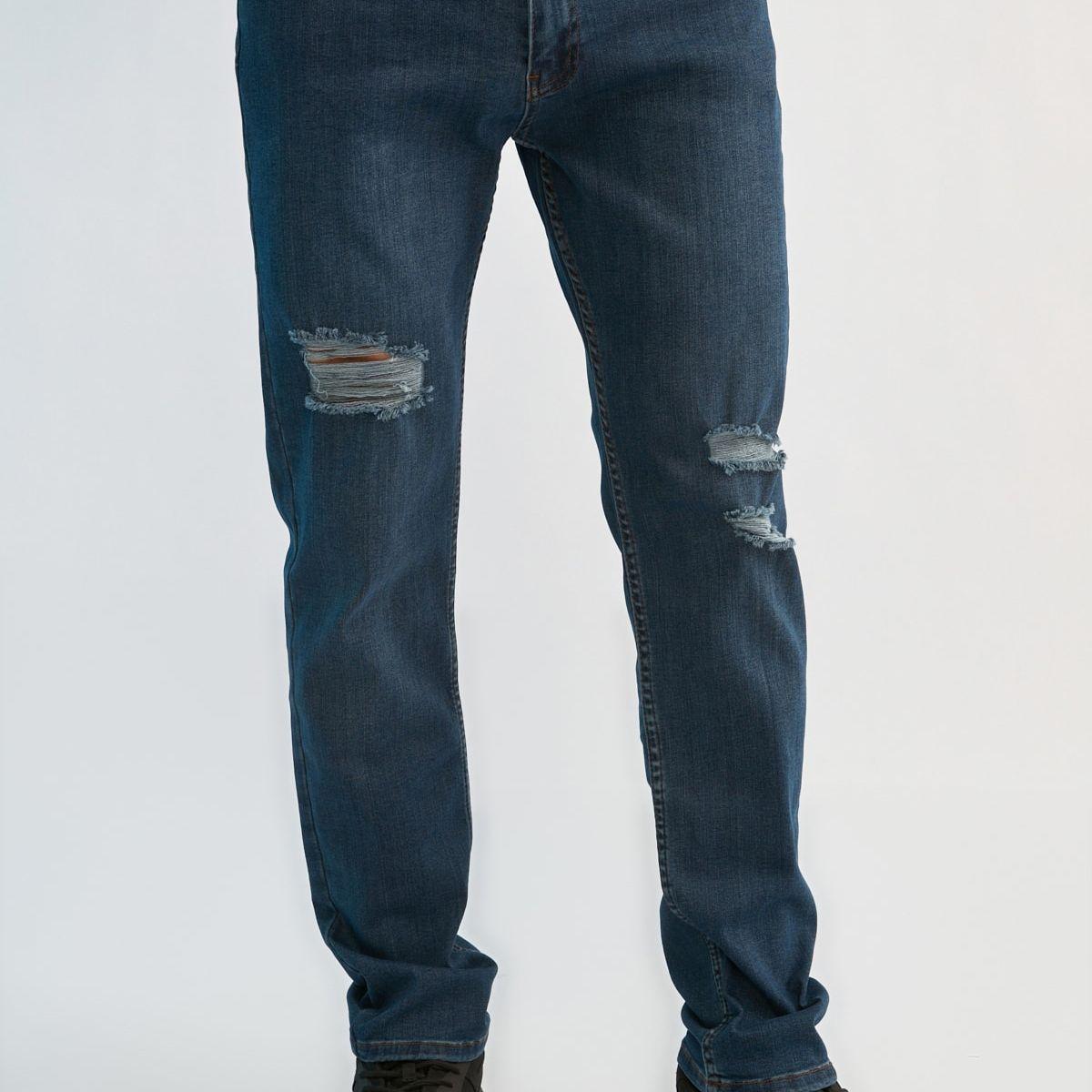 Trendyol Distressed Mid Rise Slim Fit Jeans-men-clothing-bottoms-jeans-image-2