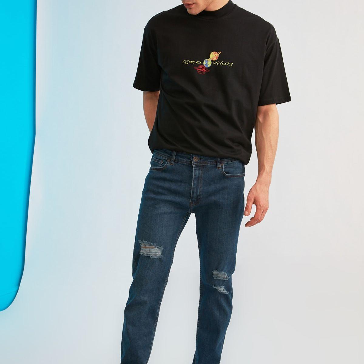 Trendyol Distressed Mid Rise Slim Fit Jeans-men-clothing-bottoms-jeans-image-5