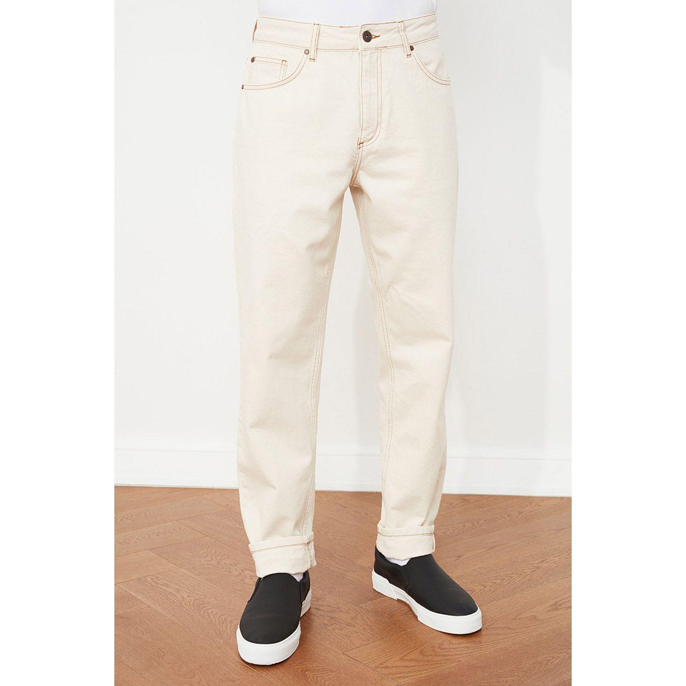 Trendyol Contrast Stitched Detail Slim Fit Jeans-men-clothing-bottoms-jeans-image-3