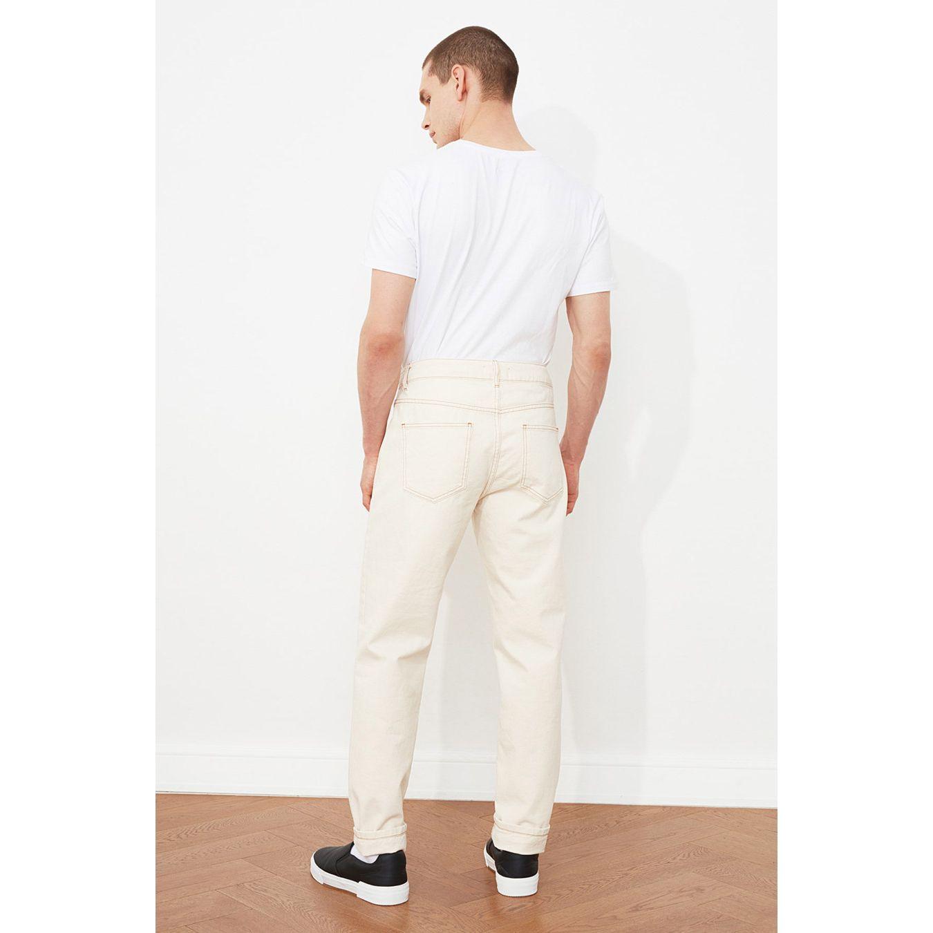 Trendyol Contrast Stitched Detail Slim Fit Jeans-men-clothing-bottoms-jeans-image-5