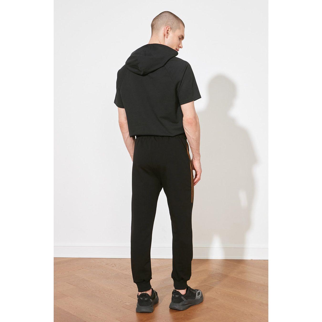 Trendyol Slogan Print Side Patch Slim Fit Jogger-men-clothing-bottoms-joggers-image-4