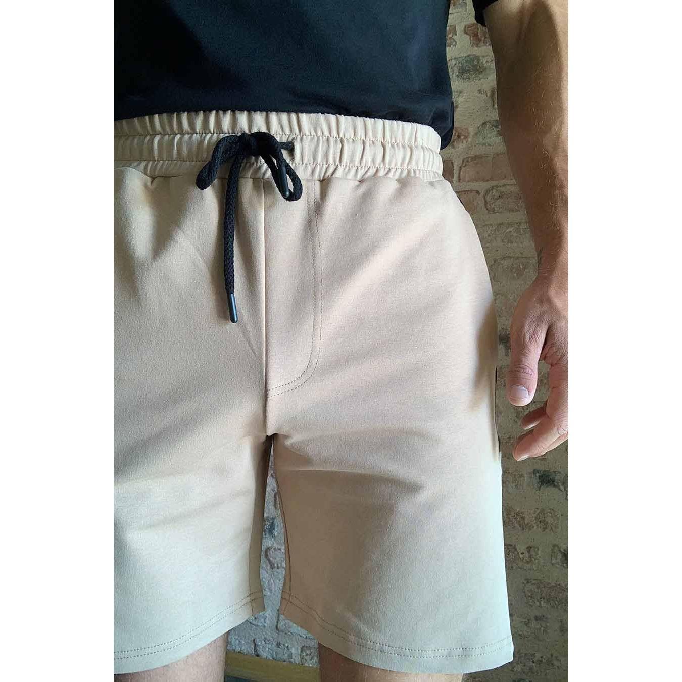 Trendyol Camo Panel Knitted Slim Fit Shorts with Side Pocket-men-clothing-bottoms-shorts-image-2