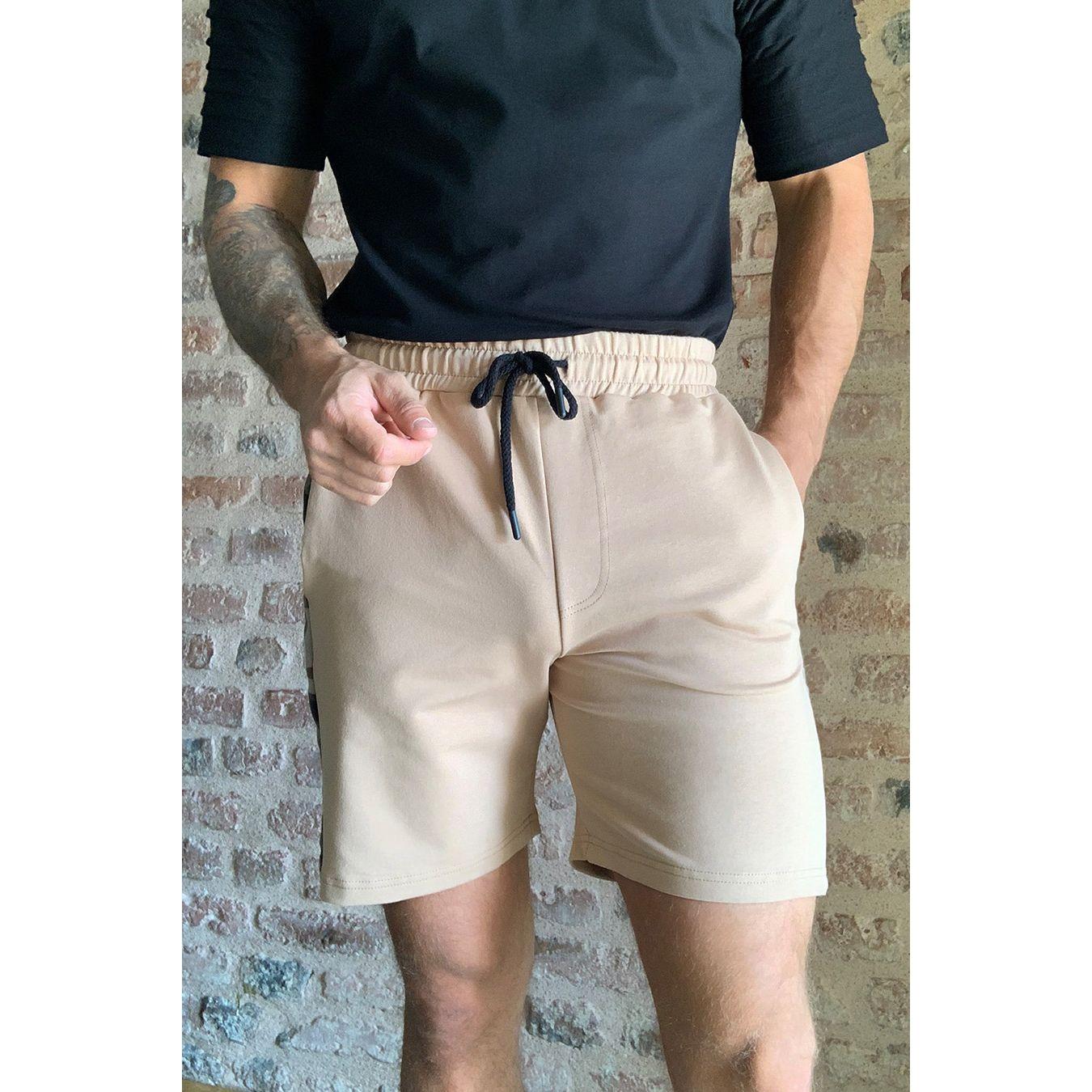 Trendyol Camo Panel Knitted Slim Fit Shorts with Side Pocket-men-clothing-bottoms-shorts-image-4