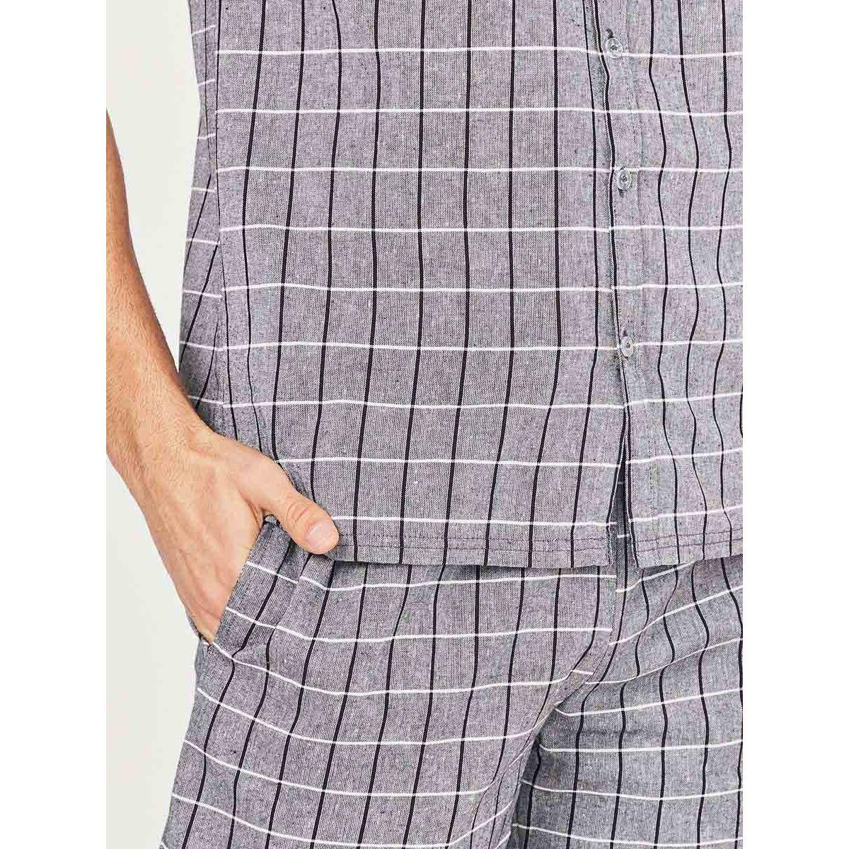 طقم من ( قميص + شورت ) من ستايلي-men-clothing-nightwear-sets-image-5