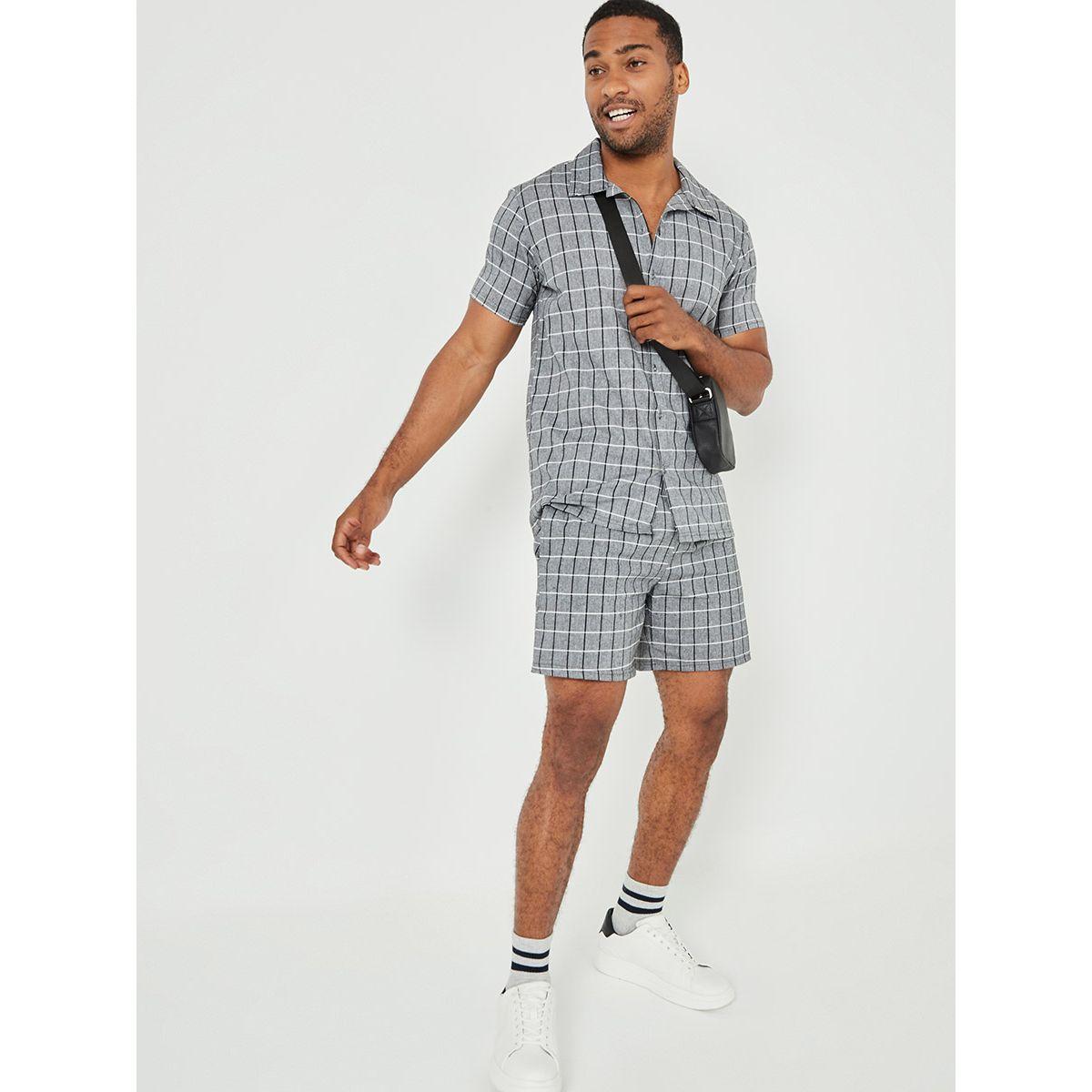 طقم من ( قميص + شورت ) من ستايلي-men-clothing-nightwear-sets-image-6