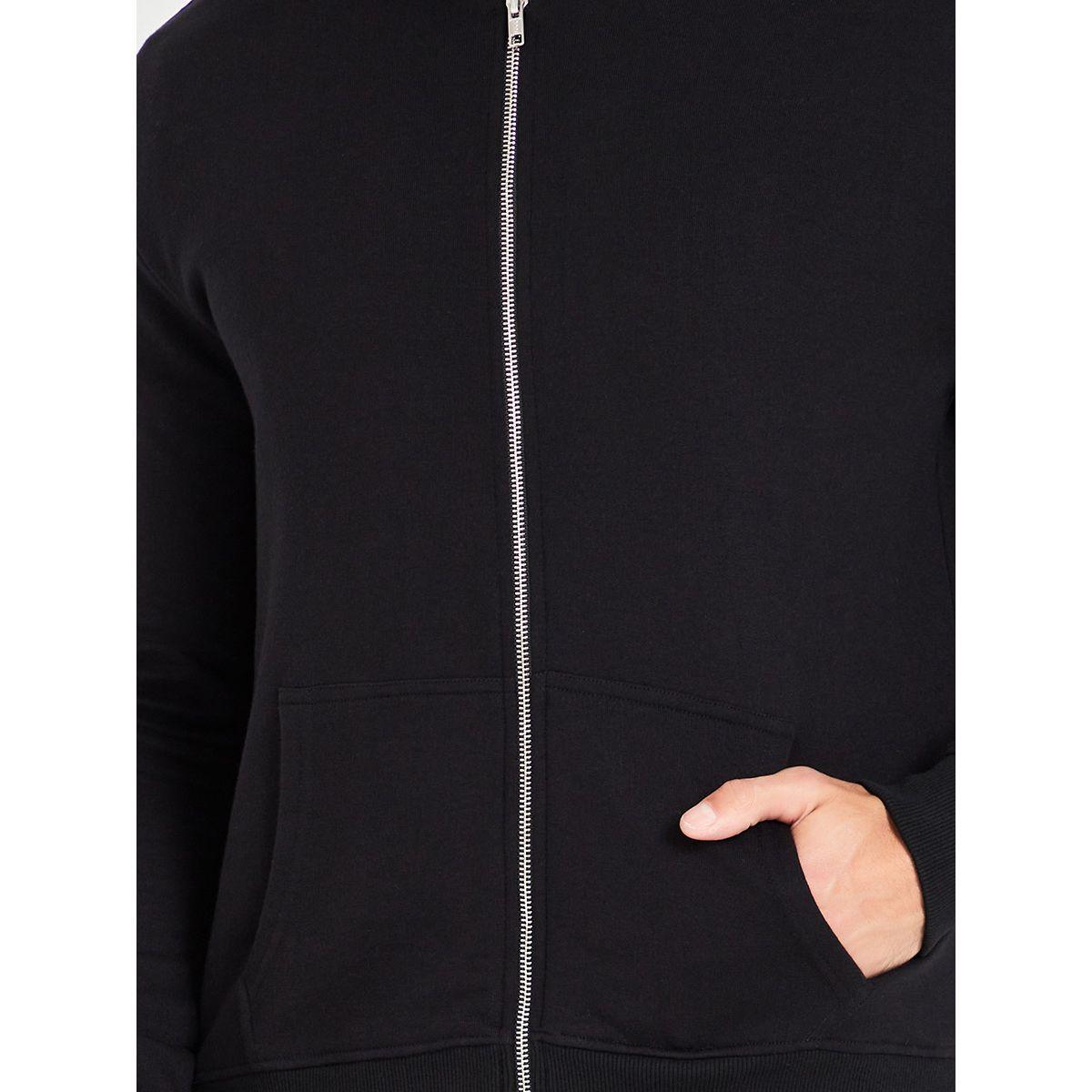 Styli Solid Hoodie with Full Zip Closure-men-winterwear-hoodiesandsweatshirts-image-4