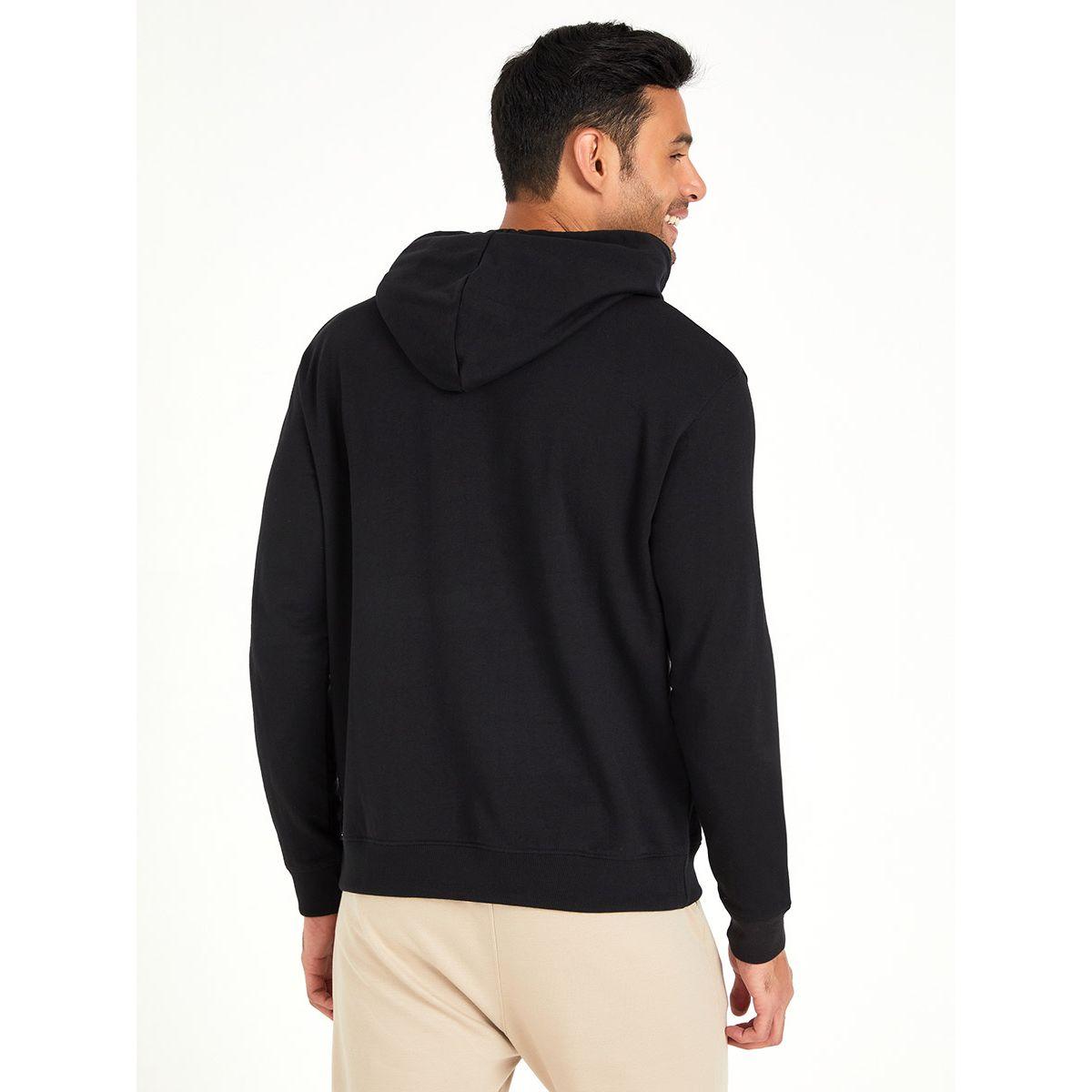 Styli No Fame Slogan Text Print Hoodie with Front Pocket-men-winterwear-hoodiesandsweatshirts-image-4