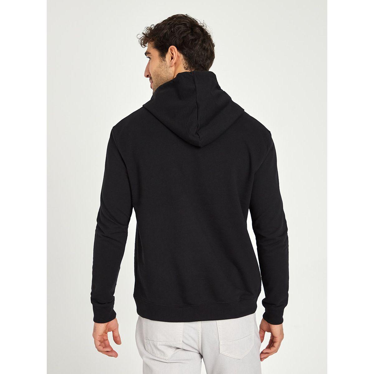 Styli Mesh Kangaroo Pocket Detail Boxy Fit Hoodie-men-winterwear-hoodiesandsweatshirts-image-4