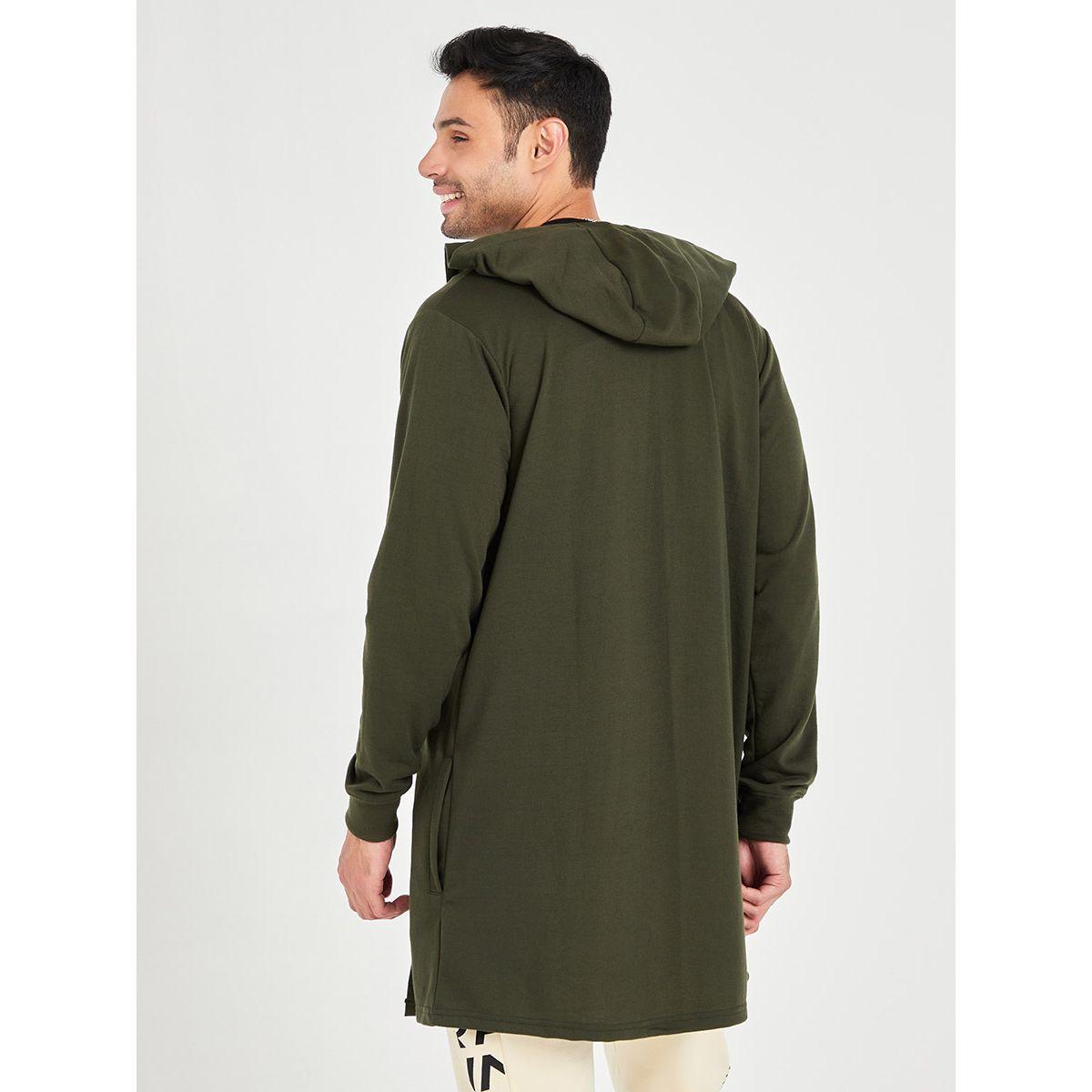 Styli Solid Long Waterfall Terry Cover-Up-men-winterwear-hoodiesandsweatshirts-image-4