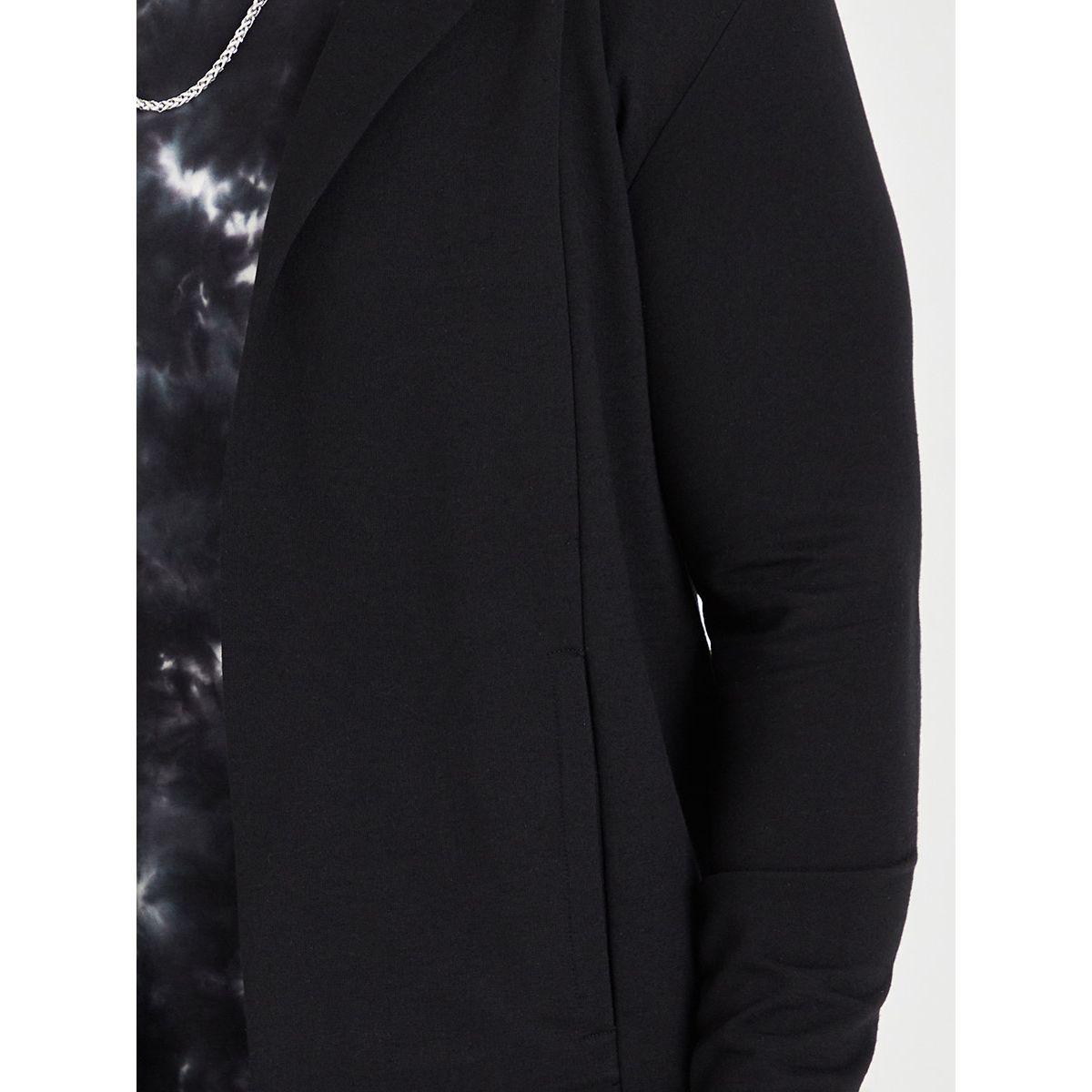 Styli Solid Regular Length Waterfall Shrug-men-winterwear-hoodiesandsweatshirts-image-3