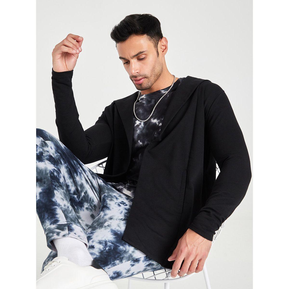 Styli Solid Regular Length Waterfall Shrug-men-winterwear-hoodiesandsweatshirts-image-5