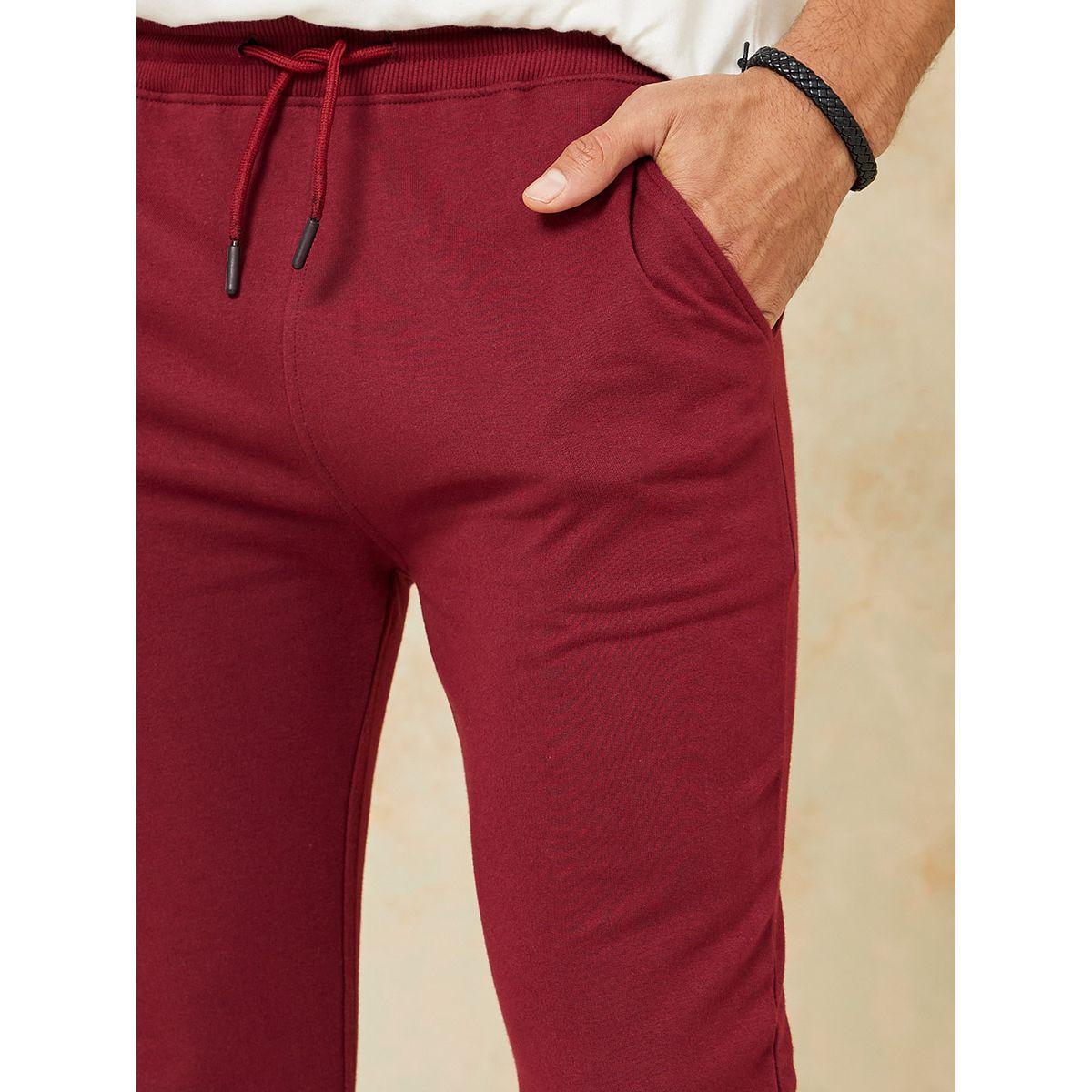 Styli Ribbed French Terry Skinny Fit Joggers-men-clothing-bottoms-joggers-image-3