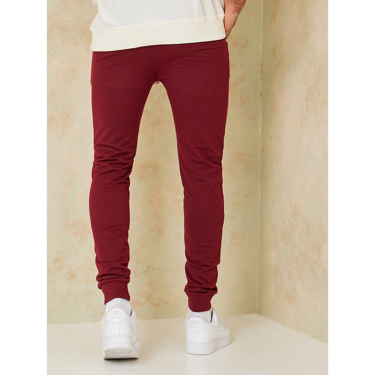Styli Ribbed French Terry Skinny Fit Joggers-men-clothing-bottoms-joggers-image-4