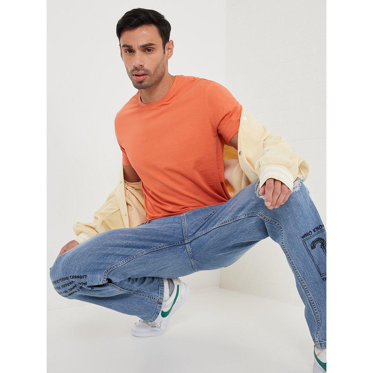 تيشيرت سادة باكمام قصيرة من ريد تايب-men-clothing-tshirtsandpolos-tshirts-image-1