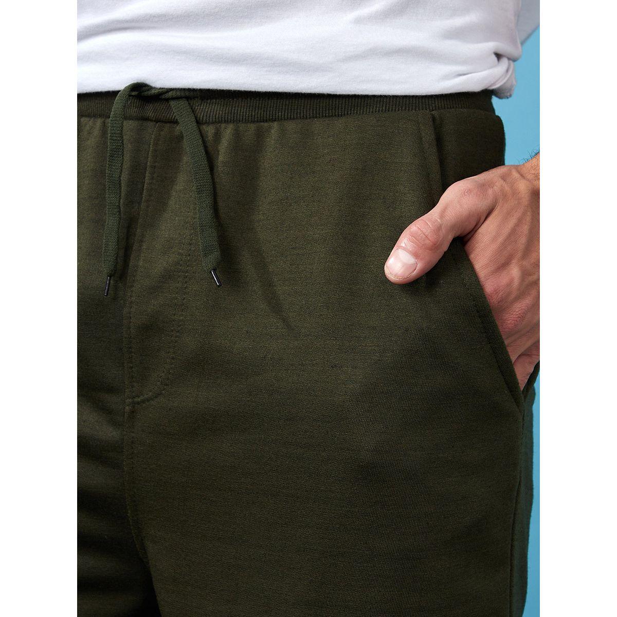 Styli Regular Fit Solid Knit Shorts-men-clothing-bottoms-shorts-image-4