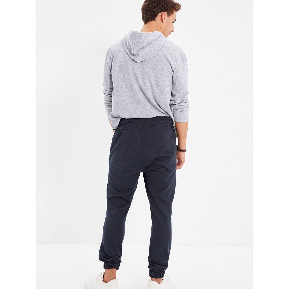 Trendyol Slogan Print Regular Fit Sweatpants-men-clothing-bottoms-joggers-image-3