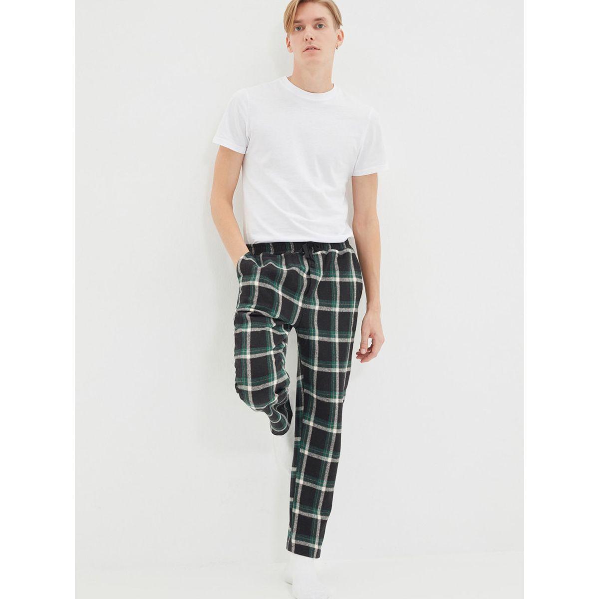 Trendyol Plaid Woven Pyjama-men-clothing-nightwear-pyjamaandshorts-image-2