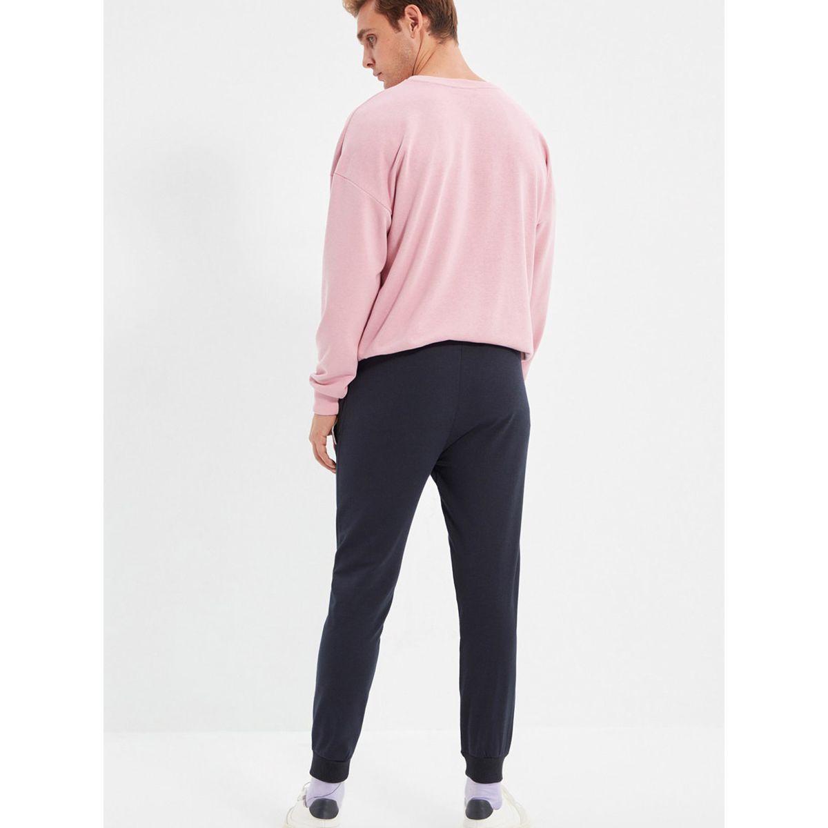 Trendyol Regular Fit Sweatpants with Side Contrast Panel-men-clothing-bottoms-joggers-image-4