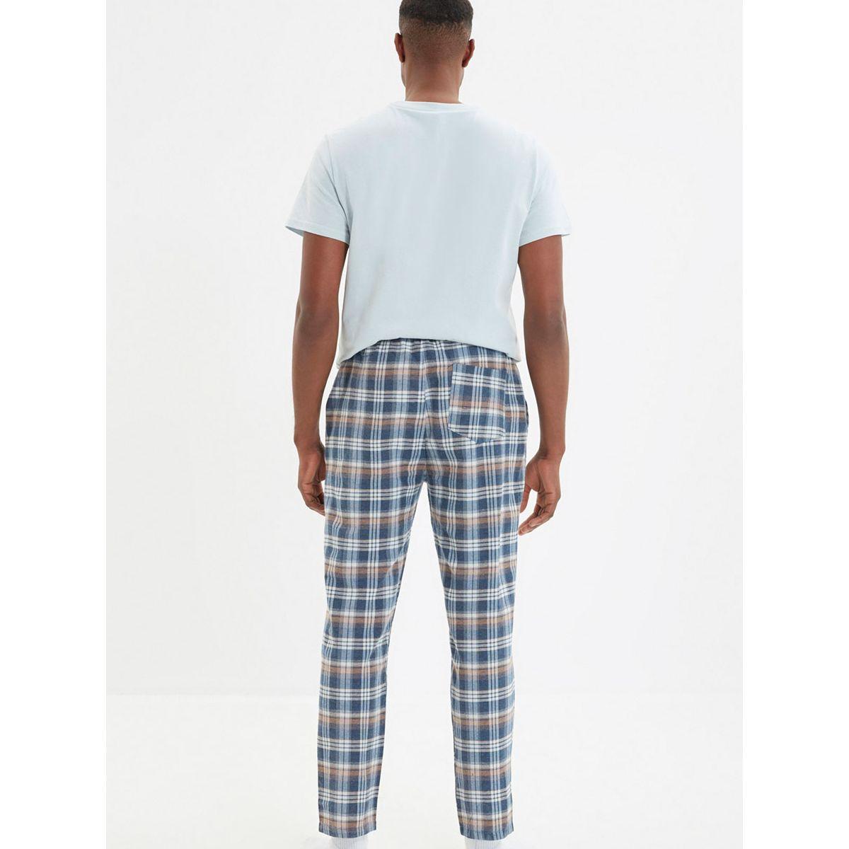 Trendyol Regular Fit Plaid Pyjama-men-clothing-nightwear-pyjamaandshorts-image-4