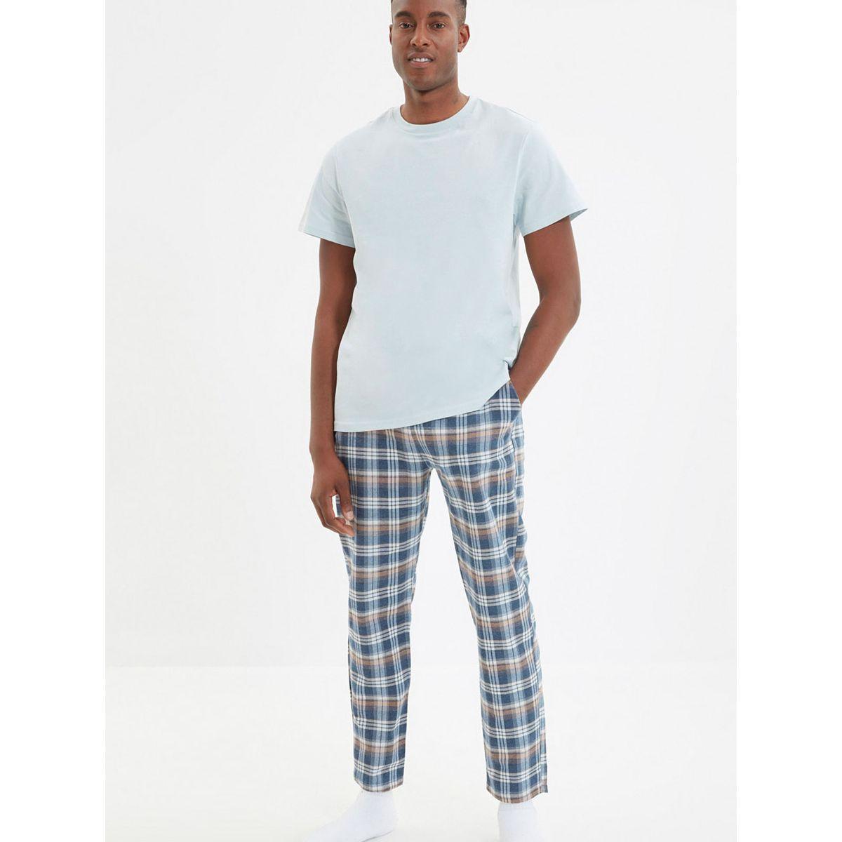 Trendyol Regular Fit Plaid Pyjama-men-clothing-nightwear-pyjamaandshorts-image-5