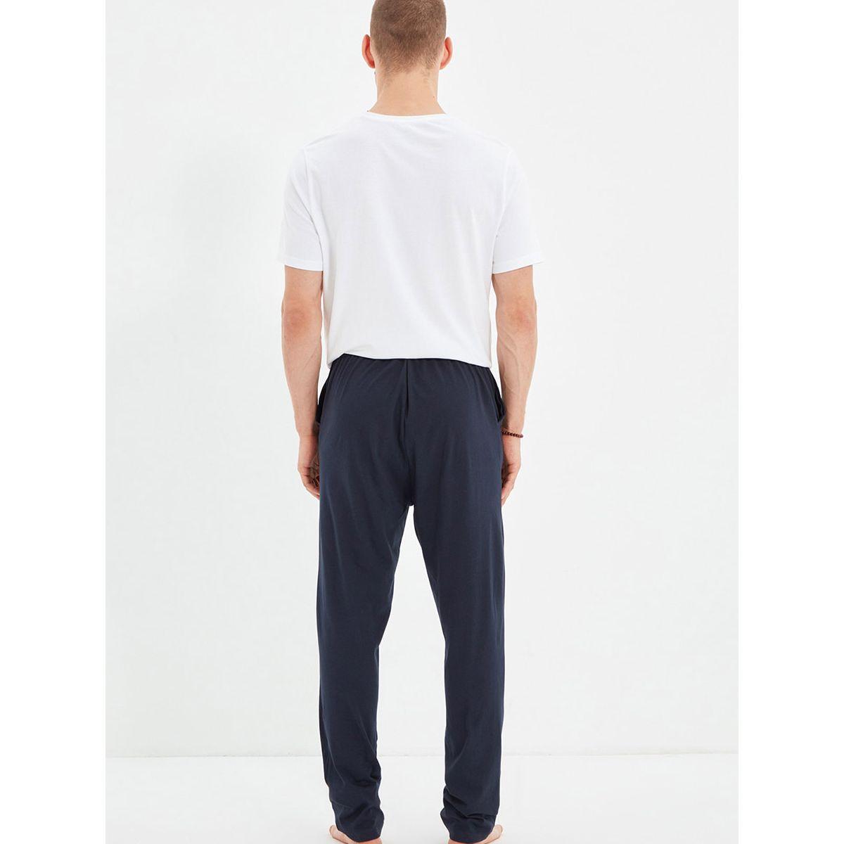 بنطال بيجاما بخصر مطبع بمربعات-men-clothing-nightwear-pyjamaandshorts-image-4