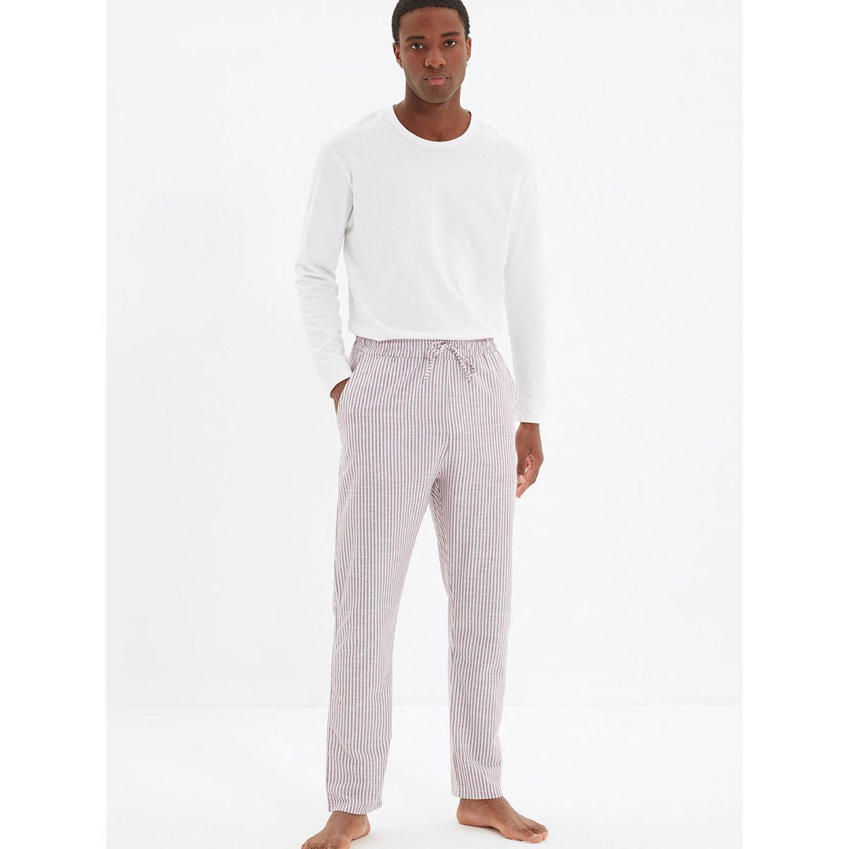 Trendyol Striped Regular Fit Woven Pyjama-men-clothing-nightwear-pyjamaandshorts-image-3