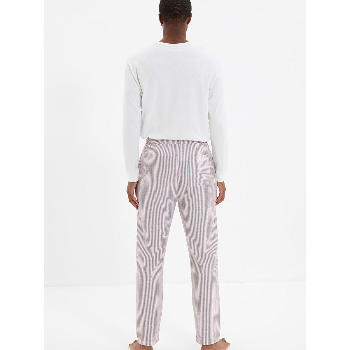 Trendyol Striped Regular Fit Woven Pyjama-men-clothing-nightwear-pyjamaandshorts-image-4