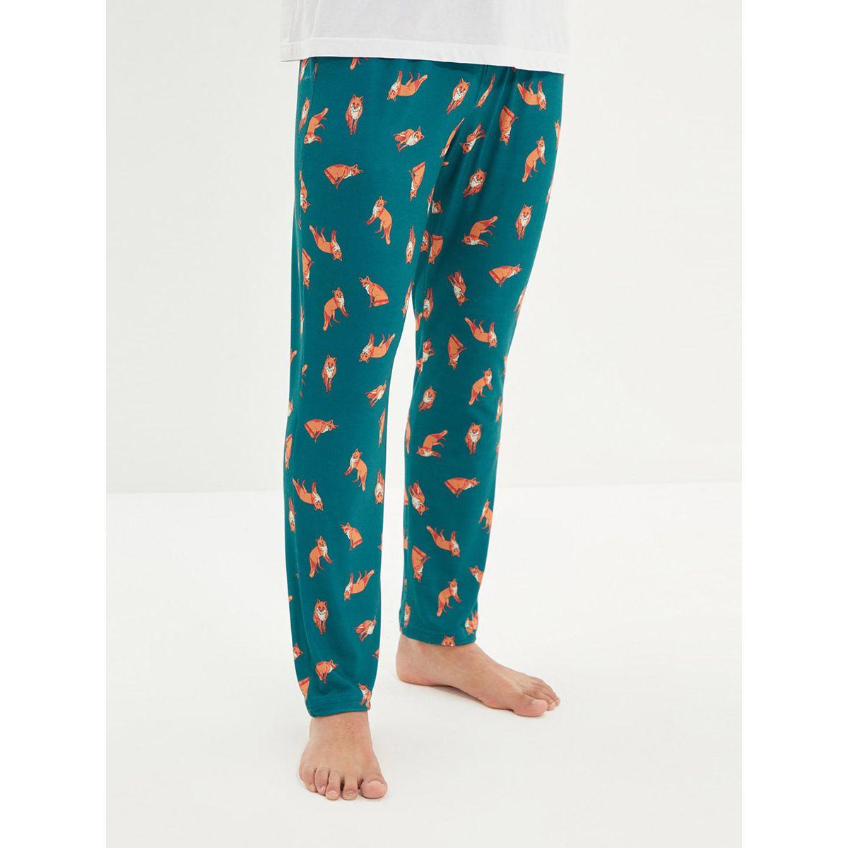 Trendyol Fox Print Regular Fit Pyjama Bottoms-men-clothing-nightwear-pyjamaandshorts-image-1