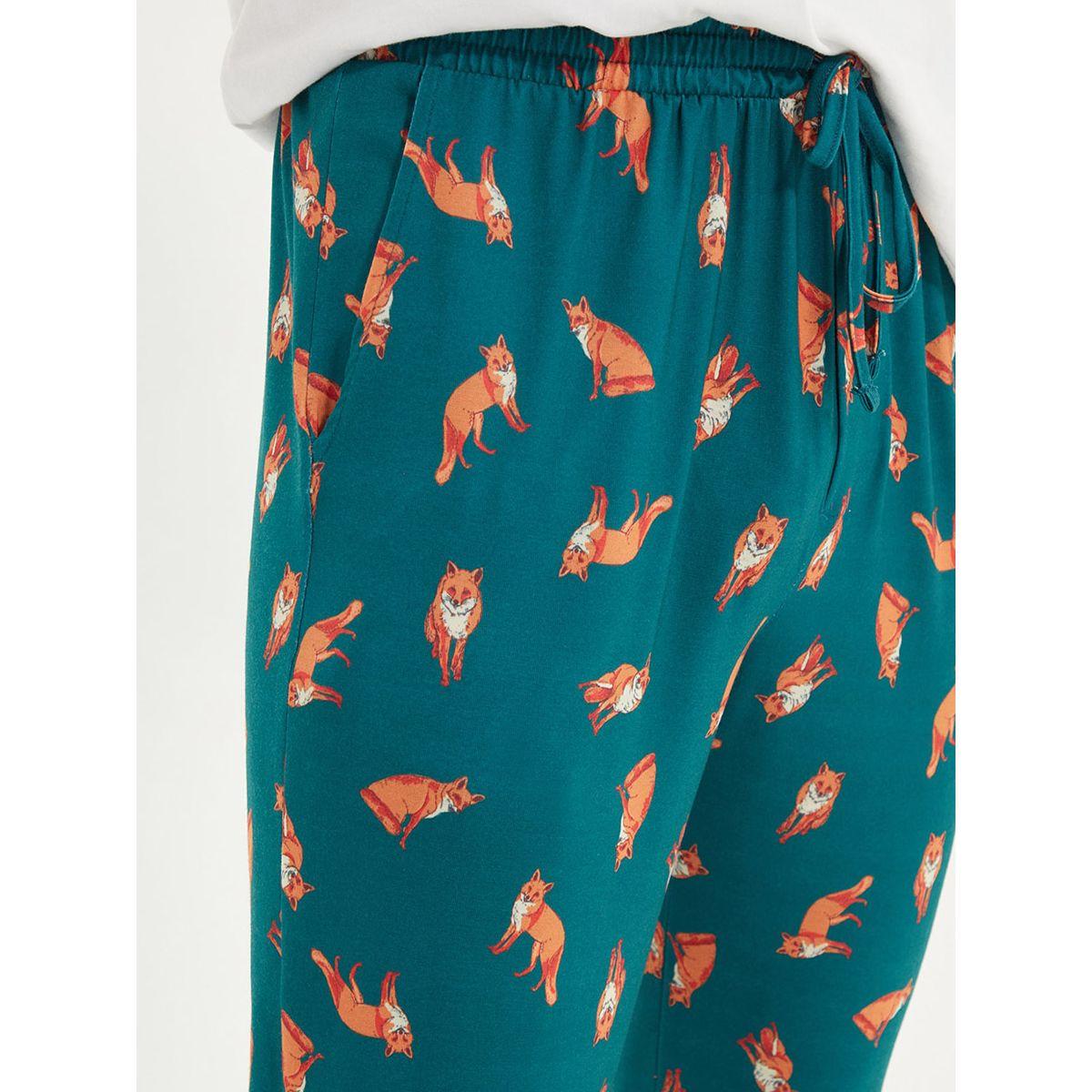 بنطال بيجاما مطبع بطبعة حيوان-men-clothing-nightwear-pyjamaandshorts-image-3