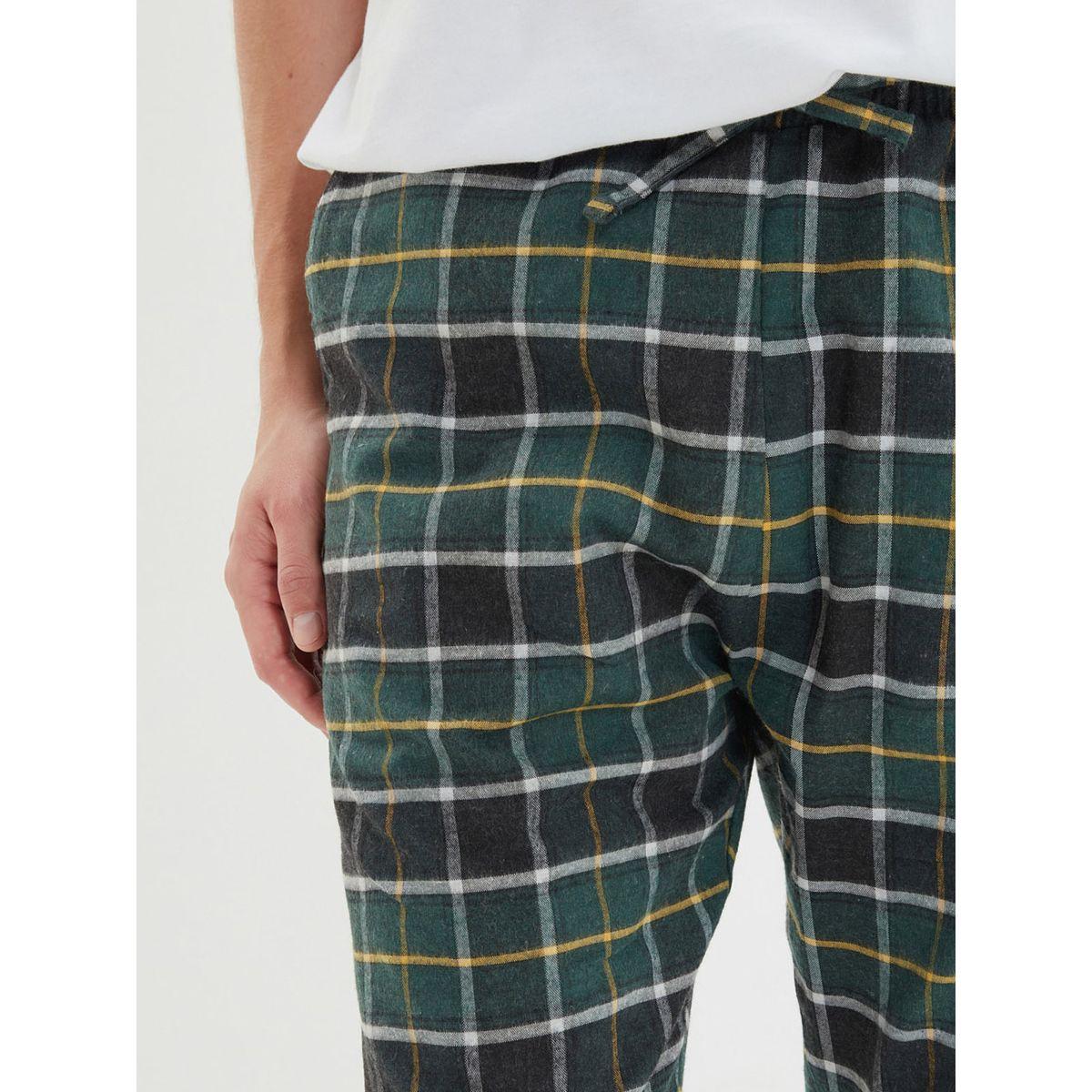 Trendyol Regular Fit Plaid Woven Pyjama-men-clothing-nightwear-pyjamaandshorts-image-3