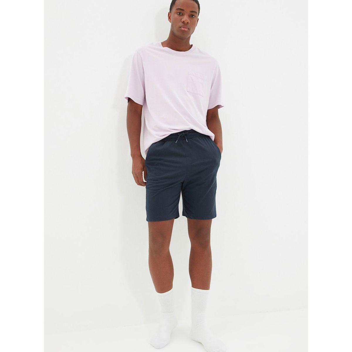شورت محبوك بقصة عادية-men-clothing-nightwear-pyjamaandshorts-image-3