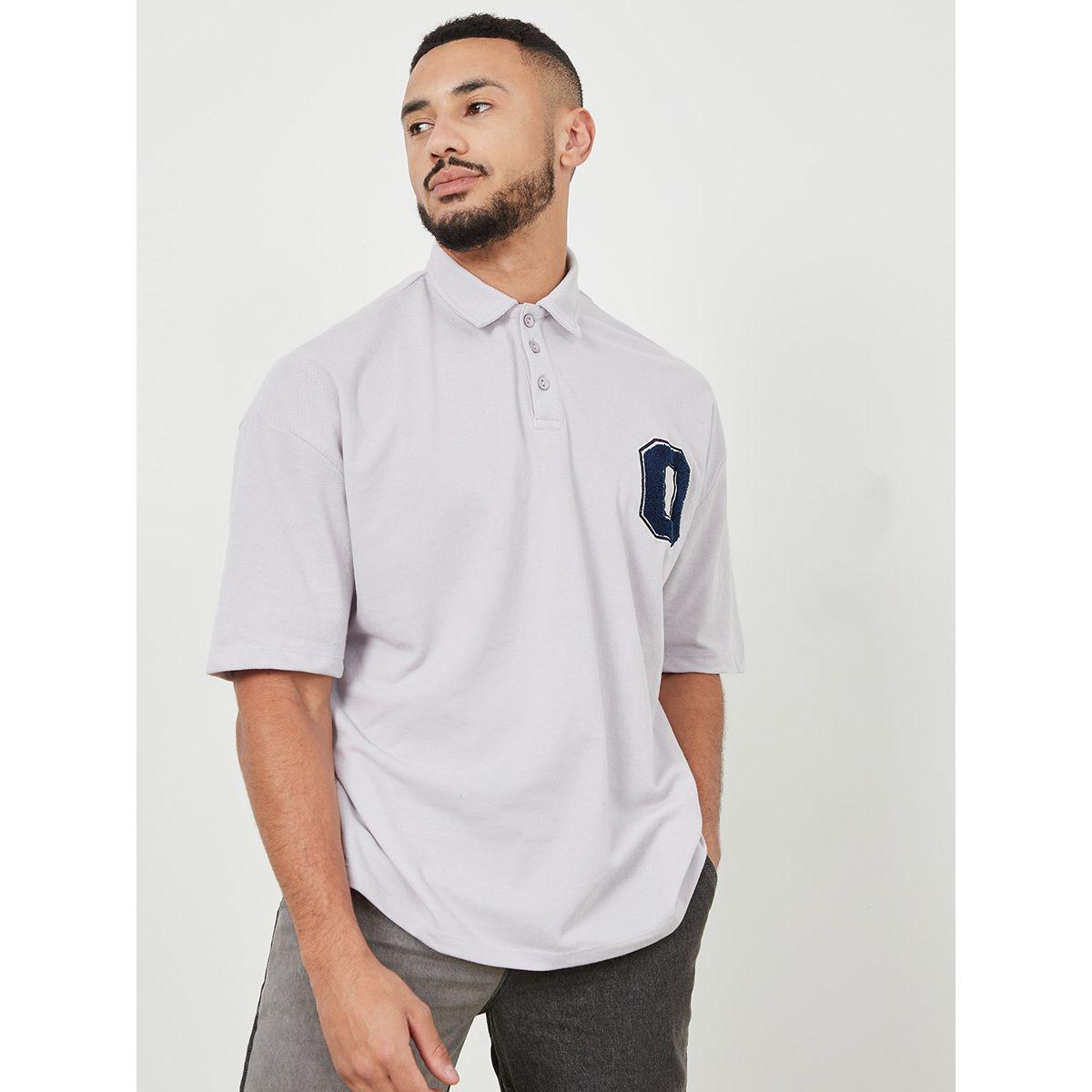 تيشيرت بولو بقصة واسعة من ستايلي-men-clothing-tshirtsandpolos-polos-image-1