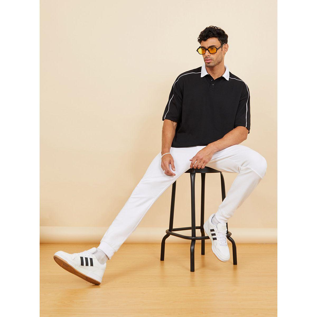 Styli Pique Slim Fit Jogger with Zip Detail-men-clothing-bottoms-joggers-image-2