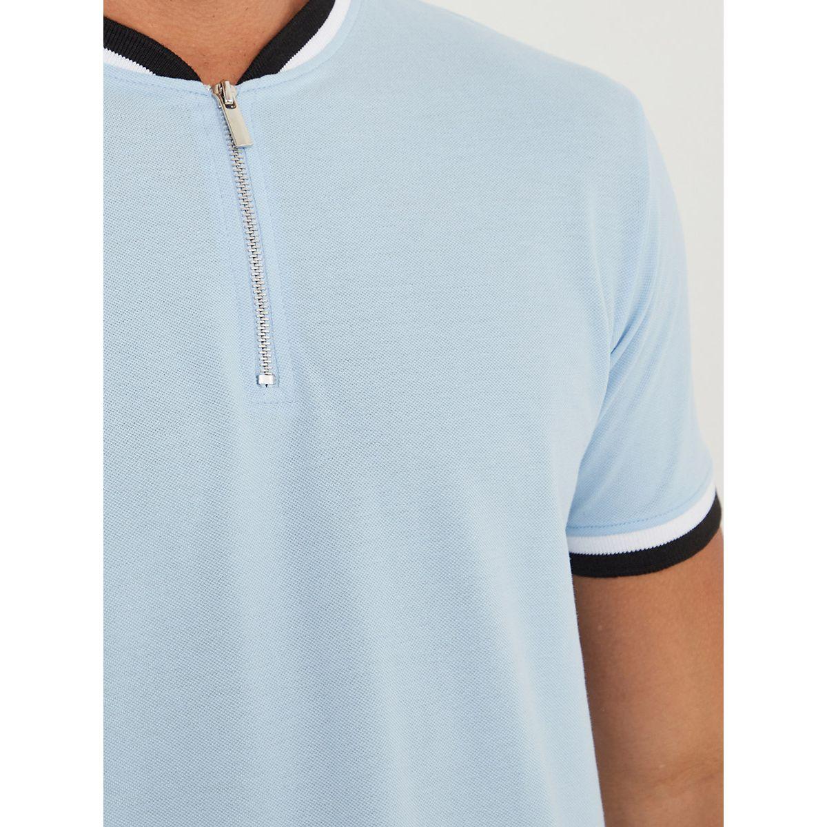 تيشيرت بنمط بولو واكمام قصيرة من ستايلي-men-clothing-tshirtsandpolos-polos-image-3