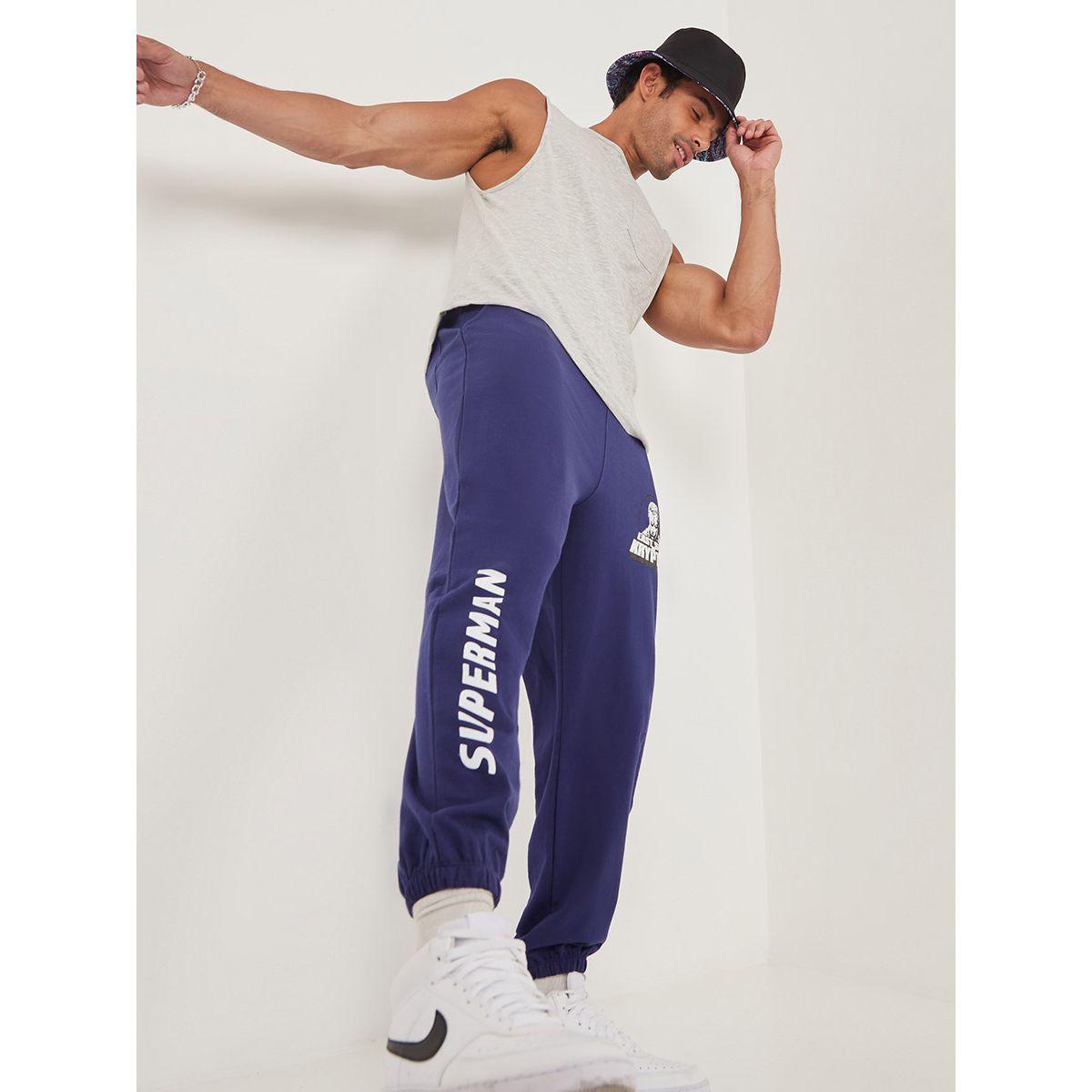 Styli Superman Graphic Print Oversized Fit Jogger-men-clothing-bottoms-joggers-image-1