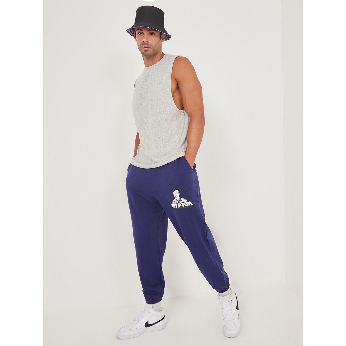 Styli Superman Graphic Print Oversized Fit Jogger-men-clothing-bottoms-joggers-image-3