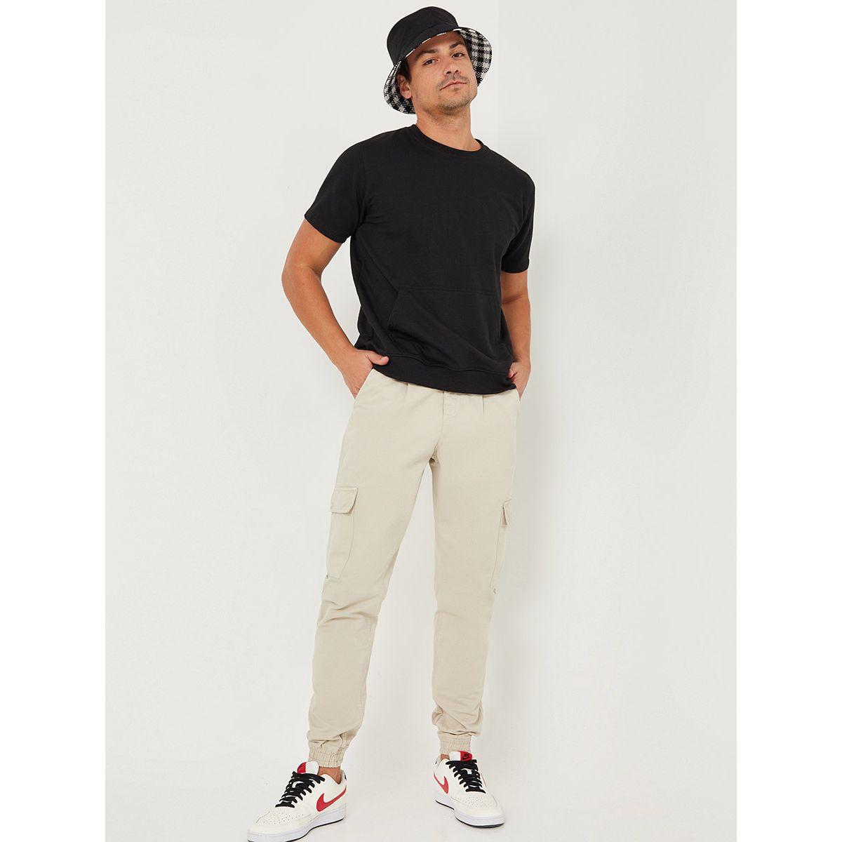 Styli Woven Cargo Trouser with Cuff Detail-men-clothing-bottoms-joggers-image-3