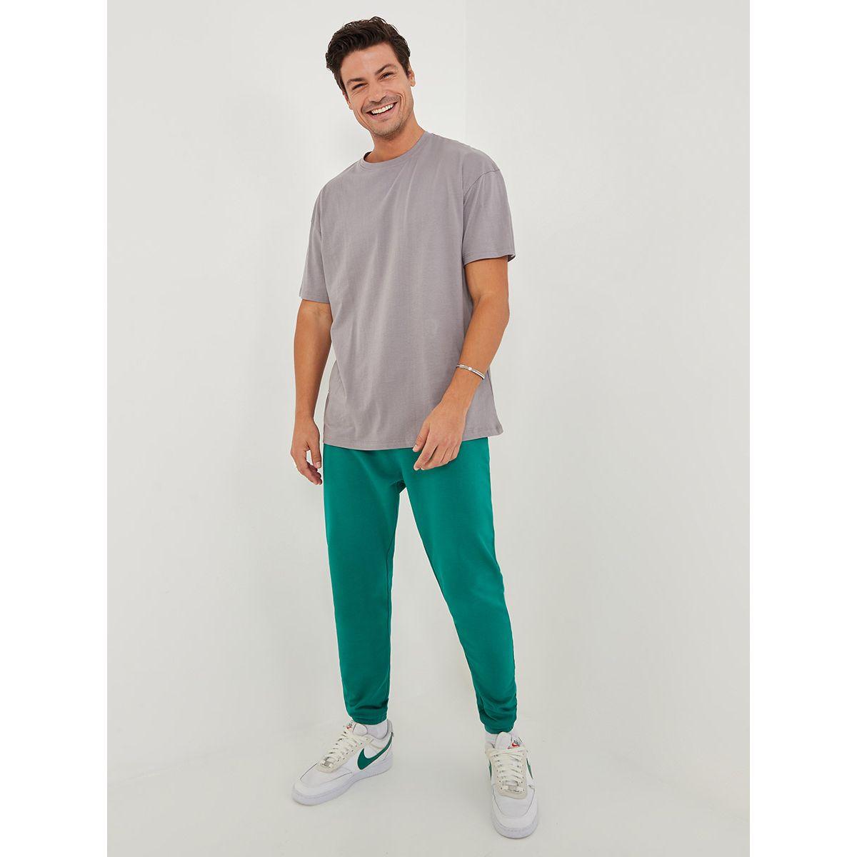 Styli Solid Cuffed Hem Jogger-men-clothing-bottoms-joggers-image-2