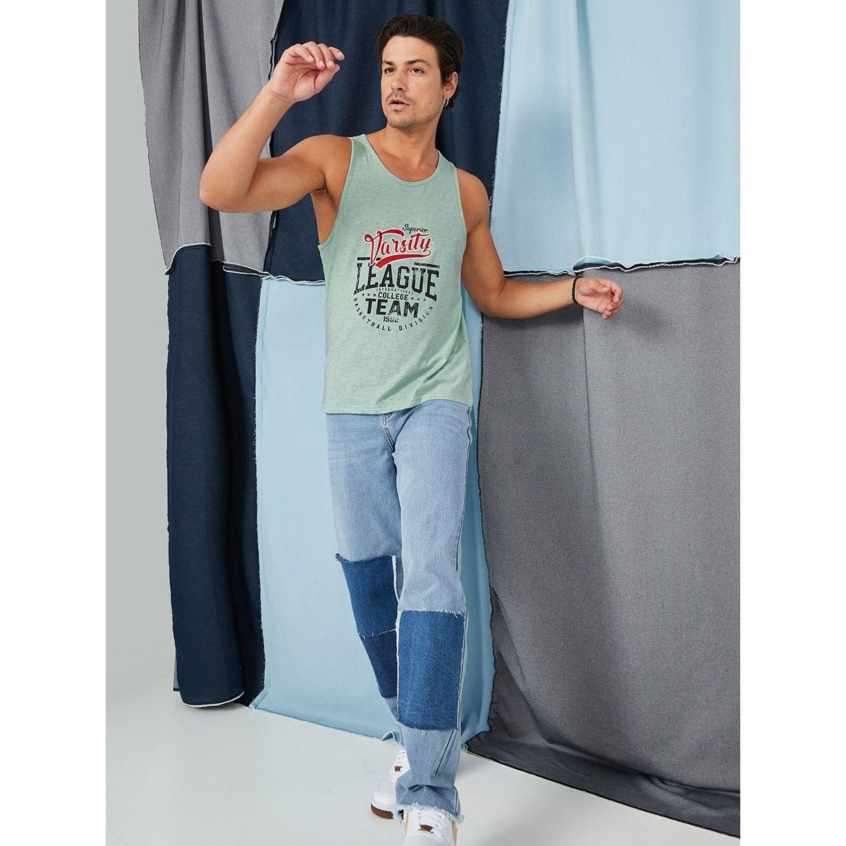 Styli Front Vintage Print Scoop Neck Vest-men-clothing-tshirtsandpolos-tshirts-image-2