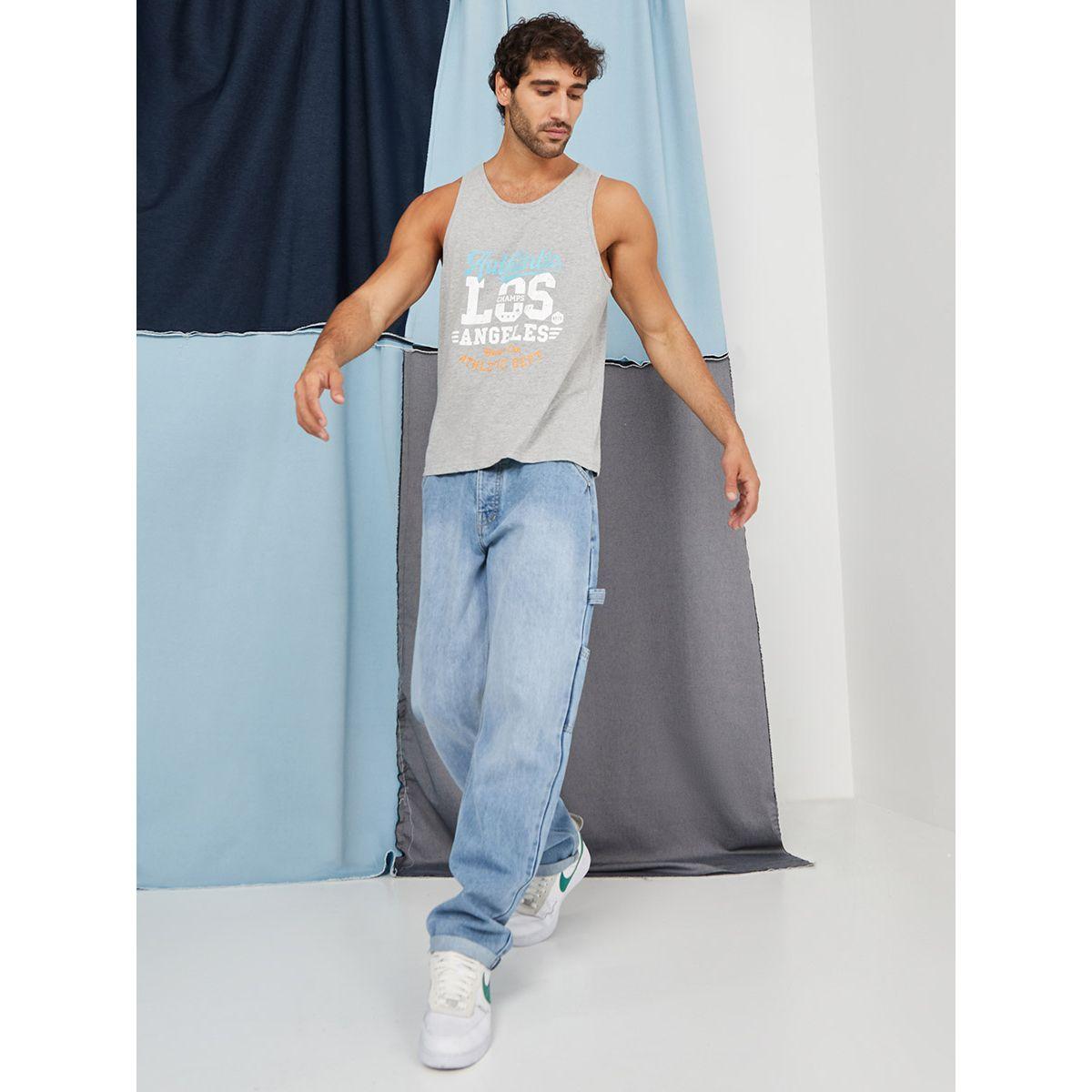 Styli Front Vintage Print Regular Fit Vest-men-clothing-tshirtsandpolos-tshirts-image-2