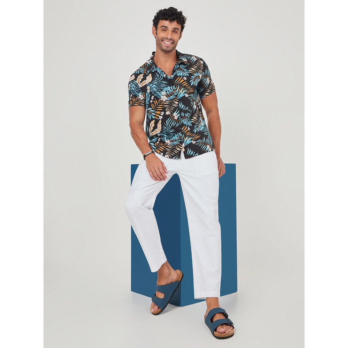 بنطال كتان برباط خصر من ستايلي-men-clothing-bottoms-trousersandchinos-trousers-image-2