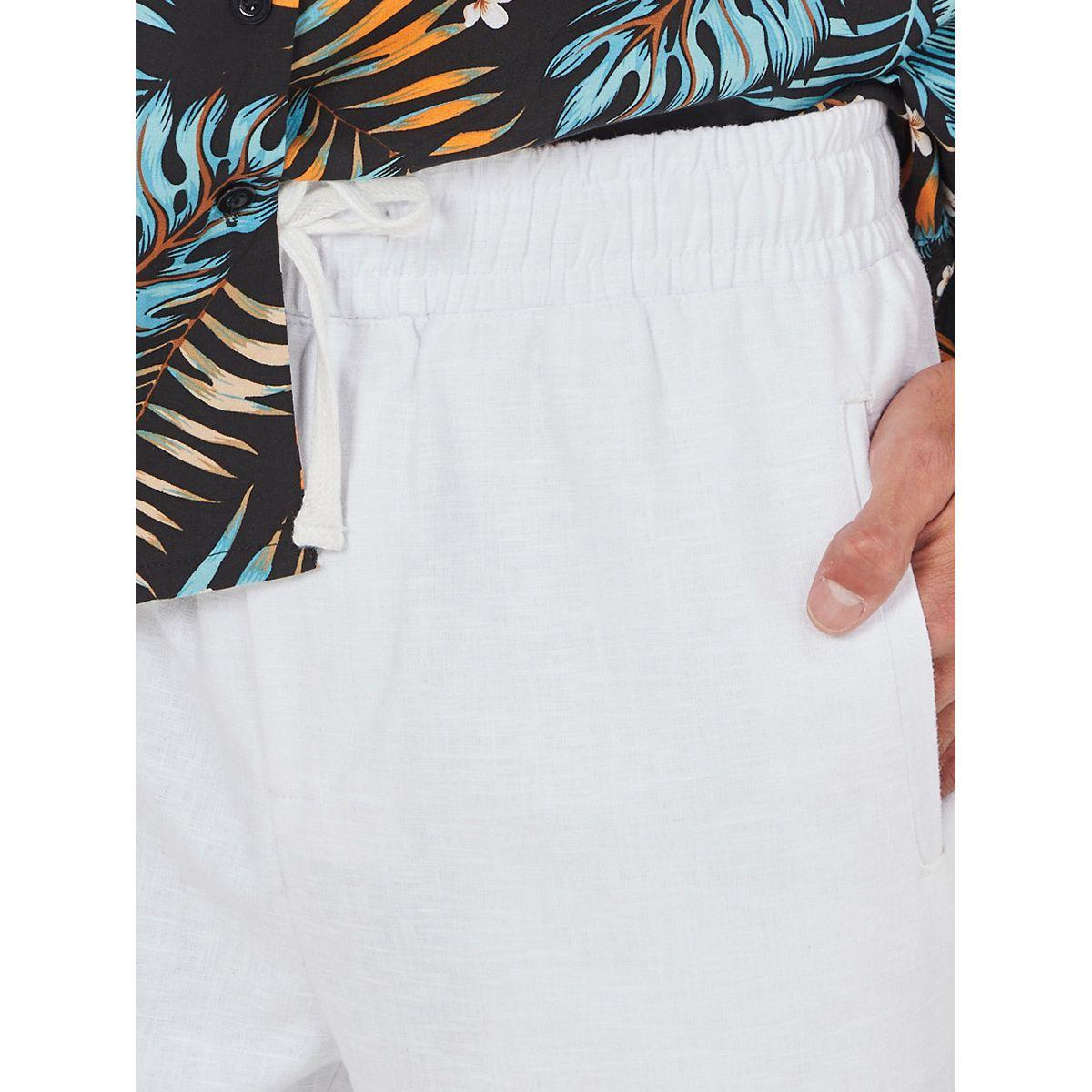 Styli Linen Casual Trouser with Drawstring Waistband-men-clothing-bottoms-trousersandchinos-trousers-image-3
