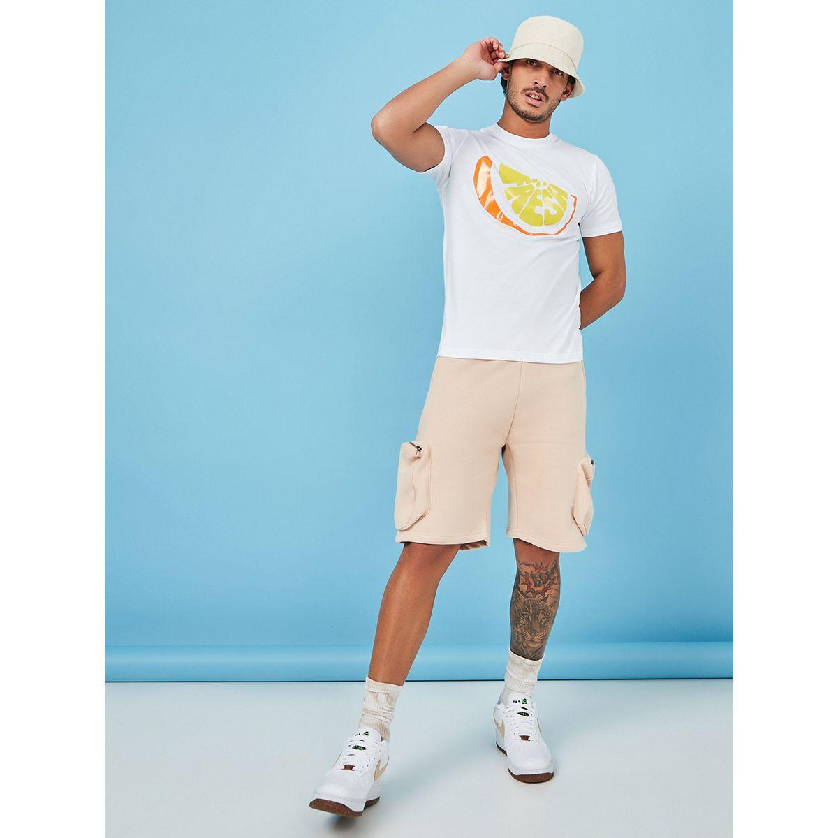 Styli Cargo Pocket Detail Terry Utility Shorts-men-clothing-bottoms-shorts-image-2
